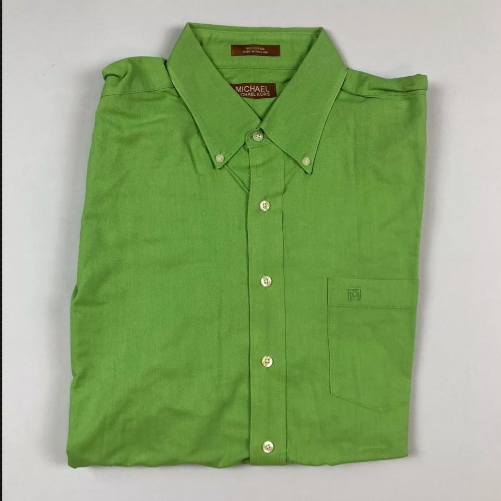 Michael Kors  MK Button Front Shirt  XL Collared